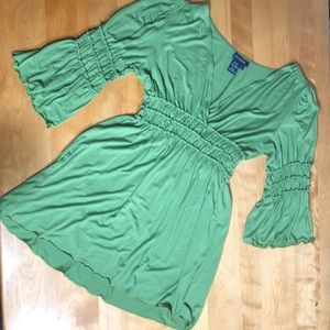 V-neck Tunic with Bell sleeves